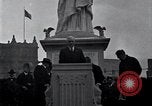 Image of Statue of Liberty replica Detroit Michigan USA, 1918, second 55 stock footage video 65675025645