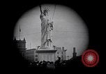 Image of Statue of Liberty replica Detroit Michigan USA, 1918, second 59 stock footage video 65675025645