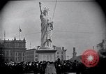 Image of Statue of Liberty replica Detroit Michigan USA, 1918, second 60 stock footage video 65675025645
