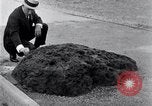 Image of Meteorite excavated in Dallas Dallas Texas USA, 1920, second 9 stock footage video 65675025654