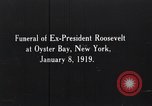 Image of Theodore Roosevelt funeral Oyster Bay New York USA, 1919, second 1 stock footage video 65675025668