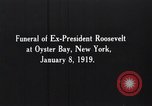 Image of Theodore Roosevelt funeral Oyster Bay New York USA, 1919, second 3 stock footage video 65675025668