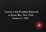 Image of Theodore Roosevelt funeral Oyster Bay New York USA, 1919, second 4 stock footage video 65675025668