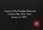 Image of Theodore Roosevelt funeral Oyster Bay New York USA, 1919, second 6 stock footage video 65675025668