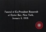 Image of Theodore Roosevelt funeral Oyster Bay New York USA, 1919, second 11 stock footage video 65675025668