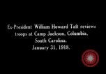 Image of William H Taft reviews World War 1 US Army troops Columbia South Carolina USA, 1918, second 17 stock footage video 65675025669