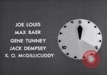Image of Jack Dempsey versus Luis Firpo United States USA, 1945, second 30 stock footage video 65675025695