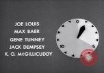 Image of Jack Dempsey versus Luis Firpo United States USA, 1945, second 34 stock footage video 65675025695