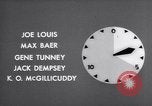 Image of Jack Dempsey versus Luis Firpo United States USA, 1945, second 36 stock footage video 65675025695