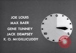 Image of Jack Dempsey versus Luis Firpo United States USA, 1945, second 37 stock footage video 65675025695