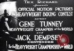 Standbild Tunney-Dempsey Kampf Chicago Illinois USA, 1927, aus Sekunde 4 historischem Filmmaterial Videoclip 65675025700