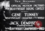 Standbild Tunney-Dempsey Kampf Chicago Illinois USA, 1927, aus Sekunde 6 historischem Filmmaterial Videoclip 65675025700