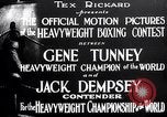 Standbild Tunney-Dempsey Kampf Chicago Illinois USA, 1927, aus Sekunde 8 historischem Filmmaterial Videoclip 65675025700