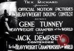 Standbild Tunney-Dempsey Kampf Chicago Illinois USA, 1927, aus Sekunde 11 historischem Filmmaterial Videoclip 65675025700