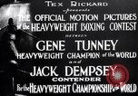 Standbild Tunney-Dempsey Kampf Chicago Illinois USA, 1927, aus Sekunde 12 historischem Filmmaterial Videoclip 65675025700