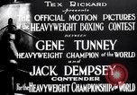 Standbild Tunney-Dempsey Kampf Chicago Illinois USA, 1927, aus Sekunde 13 historischem Filmmaterial Videoclip 65675025700