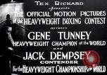 Standbild Tunney-Dempsey Kampf Chicago Illinois USA, 1927, aus Sekunde 16 historischem Filmmaterial Videoclip 65675025700