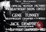 Standbild Tunney-Dempsey Kampf Chicago Illinois USA, 1927, aus Sekunde 18 historischem Filmmaterial Videoclip 65675025700