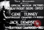 Standbild Tunney-Dempsey Kampf Chicago Illinois USA, 1927, aus Sekunde 19 historischem Filmmaterial Videoclip 65675025700