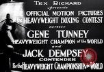 Standbild Tunney-Dempsey Kampf Chicago Illinois USA, 1927, aus Sekunde 20 historischem Filmmaterial Videoclip 65675025700