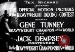 Standbild Tunney-Dempsey Kampf Chicago Illinois USA, 1927, aus Sekunde 21 historischem Filmmaterial Videoclip 65675025700