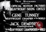 Standbild Tunney-Dempsey Kampf Chicago Illinois USA, 1927, aus Sekunde 22 historischem Filmmaterial Videoclip 65675025700