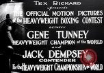 Standbild Tunney-Dempsey Kampf Chicago Illinois USA, 1927, aus Sekunde 23 historischem Filmmaterial Videoclip 65675025700