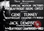 Standbild Tunney-Dempsey Kampf Chicago Illinois USA, 1927, aus Sekunde 24 historischem Filmmaterial Videoclip 65675025700