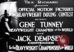 Standbild Tunney-Dempsey Kampf Chicago Illinois USA, 1927, aus Sekunde 26 historischem Filmmaterial Videoclip 65675025700