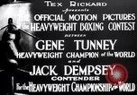 Standbild Tunney-Dempsey Kampf Chicago Illinois USA, 1927, aus Sekunde 27 historischem Filmmaterial Videoclip 65675025700