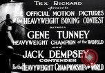 Standbild Tunney-Dempsey Kampf Chicago Illinois USA, 1927, aus Sekunde 28 historischem Filmmaterial Videoclip 65675025700