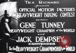 Standbild Tunney-Dempsey Kampf Chicago Illinois USA, 1927, aus Sekunde 30 historischem Filmmaterial Videoclip 65675025700