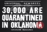Immagine di Quarantena di autorità Kiowa County Oklahoma USA, 1935, secondo 3 filmato di repertorio 65675025711