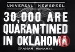 Immagine di Quarantena di autorità Kiowa County Oklahoma USA, 1935, secondo 11 filmato di repertorio 65675025711