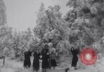 Image of Santa giving gifts Washington State United States USA, 1935, second 20 stock footage video 65675025716