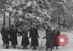 Image of Santa giving gifts Washington State United States USA, 1935, second 36 stock footage video 65675025716