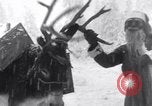 Image of Santa giving gifts Washington State United States USA, 1935, second 60 stock footage video 65675025716