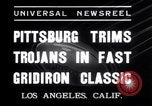 Image of USC versus Pittsburgh football Los Angeles California USA, 1935, second 5 stock footage video 65675025718