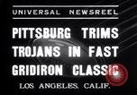 Image of USC versus Pittsburgh football Los Angeles California USA, 1935, second 8 stock footage video 65675025718