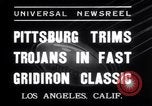 Image of USC versus Pittsburgh football Los Angeles California USA, 1935, second 9 stock footage video 65675025718