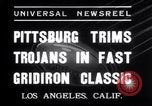 Image of USC versus Pittsburgh football Los Angeles California USA, 1935, second 10 stock footage video 65675025718