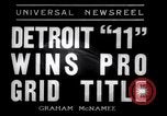 Image of Football game between Lions and Giants in mid 1930s Detroit Michigan USA, 1935, second 5 stock footage video 65675025719