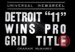 Image of Football game between Lions and Giants in mid 1930s Detroit Michigan USA, 1935, second 9 stock footage video 65675025719
