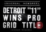 Image of Football game between Lions and Giants in mid 1930s Detroit Michigan USA, 1935, second 12 stock footage video 65675025719