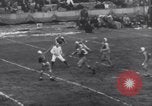 Image of Football game between Lions and Giants in mid 1930s Detroit Michigan USA, 1935, second 41 stock footage video 65675025719