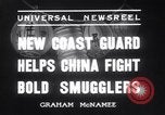 Image of Chinese cruisers to stop smuggling China, 1936, second 4 stock footage video 65675025722