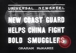 Image of Chinese cruisers to stop smuggling China, 1936, second 8 stock footage video 65675025722