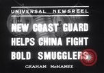 Image of Chinese cruisers to stop smuggling China, 1936, second 10 stock footage video 65675025722