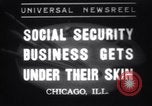 Standbild Tätowierung der Sozialversicherungsnummer Chicago Illinois USA, 1937, aus Sekunde 1 historischem Filmmaterial Videoclip 65675025727