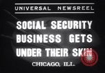 Standbild Tätowierung der Sozialversicherungsnummer Chicago Illinois USA, 1937, aus Sekunde 7 historischem Filmmaterial Videoclip 65675025727